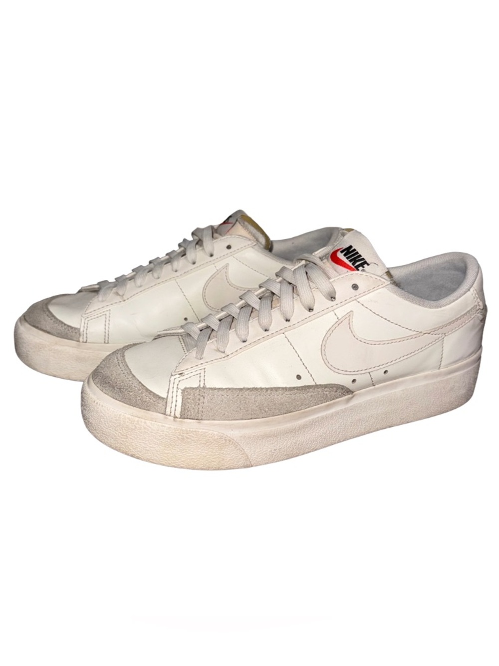 Nike Blazer Low Platform‎ Sneakers Sail Gray Streetwear Suede